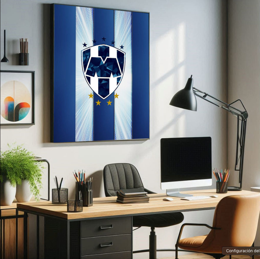 Cuadro Decorativo - Rayados – Acrilico