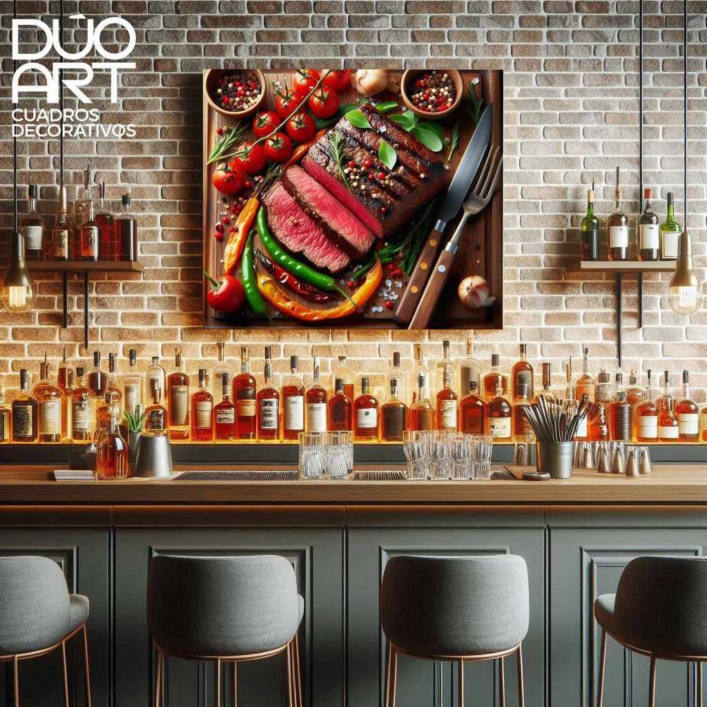 Cuadro Decorativo - Restaurante - Acrilico