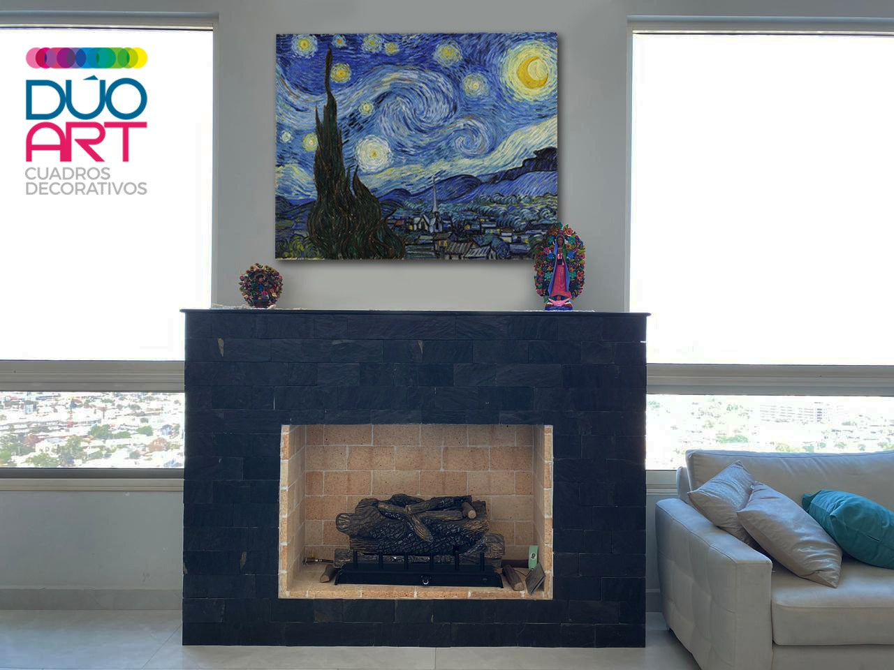 Cuadro Decorativo - La Noche Estrellada - Canvas
