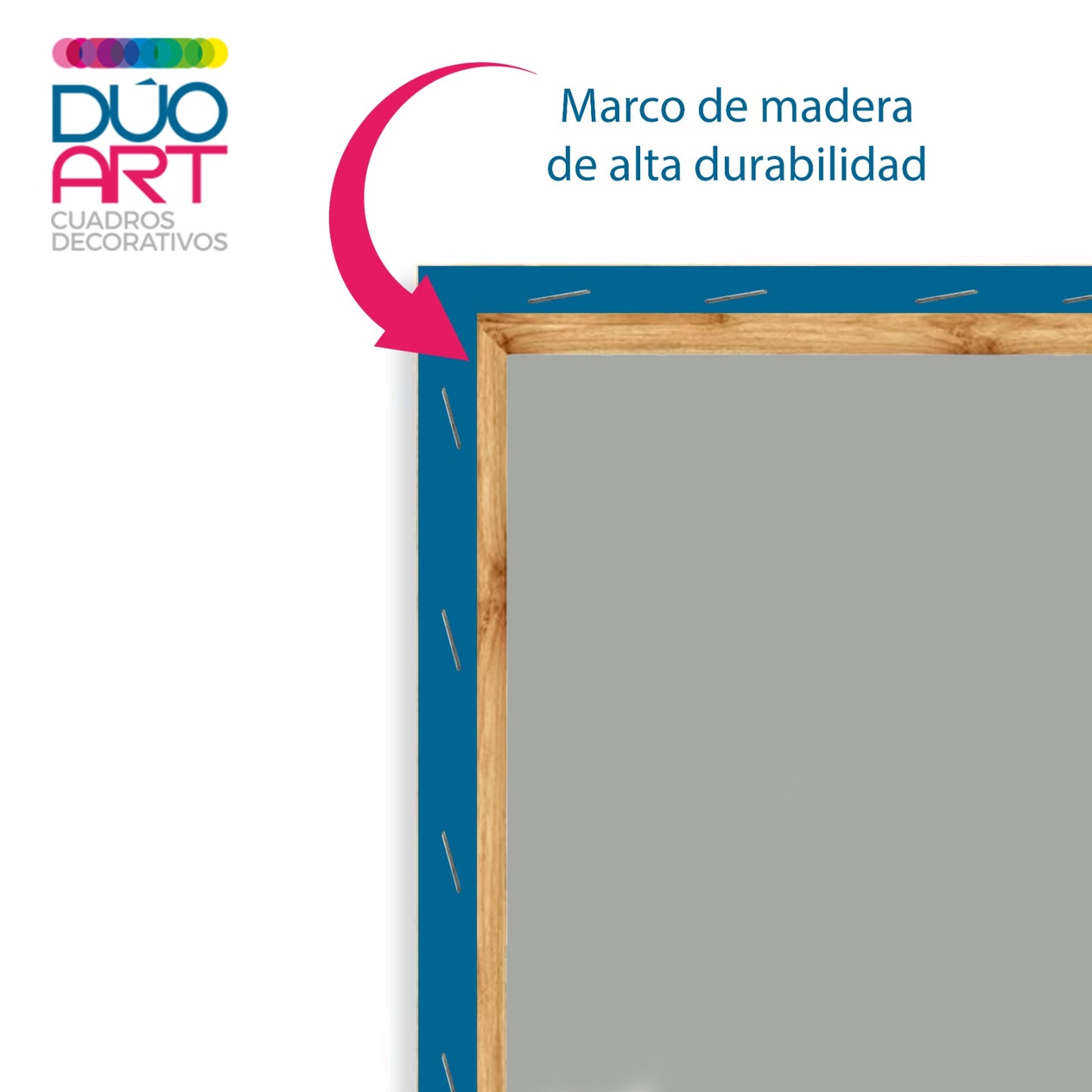 Cuadro Decorativo - Floral Rosa - Canvas