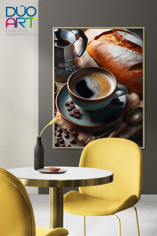 Cuadro Decorativo - Cafe - Acrilico