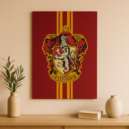 Cuadro Decorativo - Harry Potter - Gryffindor - Acrilico