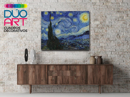 Cuadro Decorativo - La Noche Estrellada - Canvas