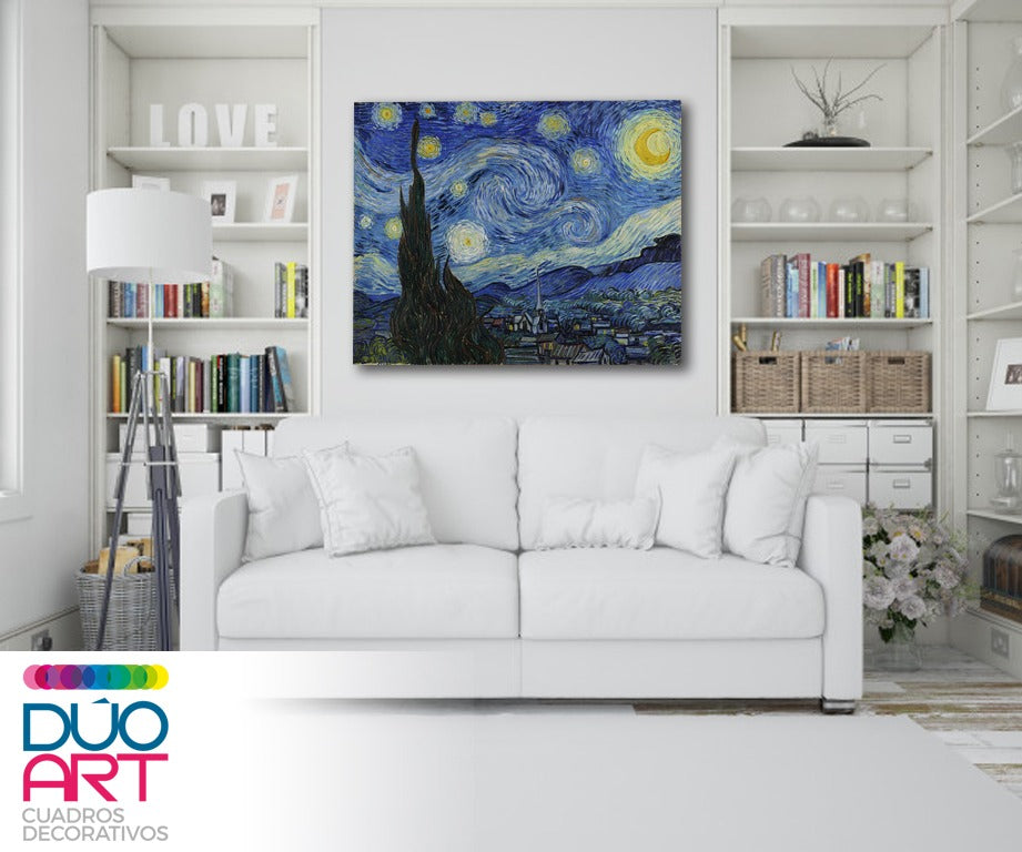 Cuadro Decorativo - La Noche Estrellada - Canvas