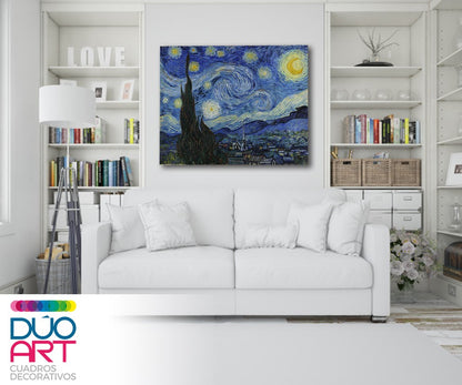 Cuadro Decorativo - La Noche Estrellada - Canvas