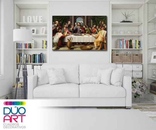 Cuadro Decorativo - La Ultima Cena - Canvas