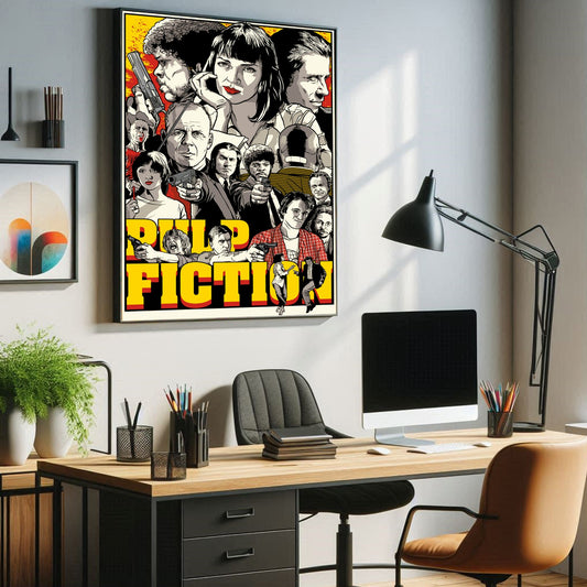 Cuadro Decorativo - Pulp Fiction - Acrilico